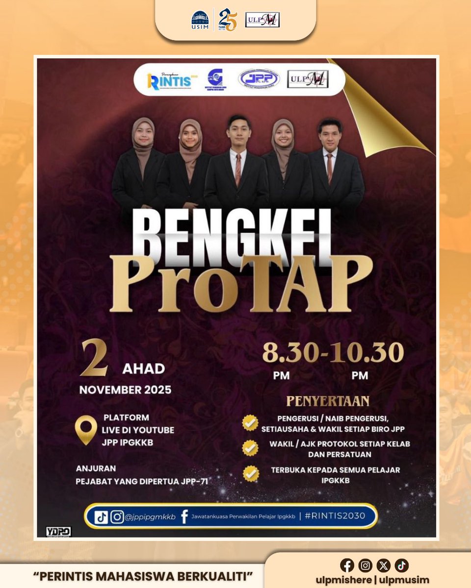 ulpmishere's tweet image. 🌟 [ THROWBACK BENGKEL PROFESSIONAL TRAINING IN ARTS OF PROTOCOL (PROTAP) ] 🌟