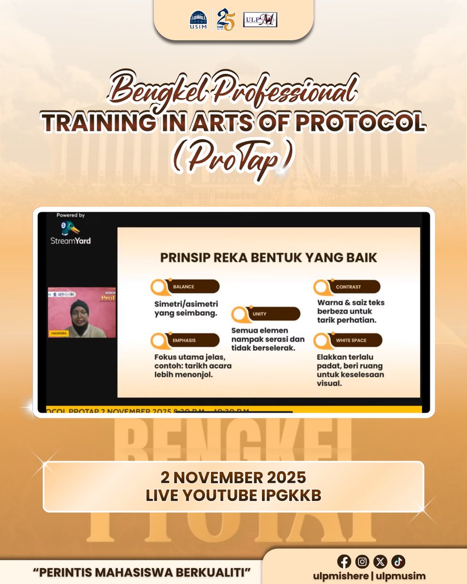 ulpmishere's tweet image. 🌟 [ THROWBACK BENGKEL PROFESSIONAL TRAINING IN ARTS OF PROTOCOL (PROTAP) ] 🌟