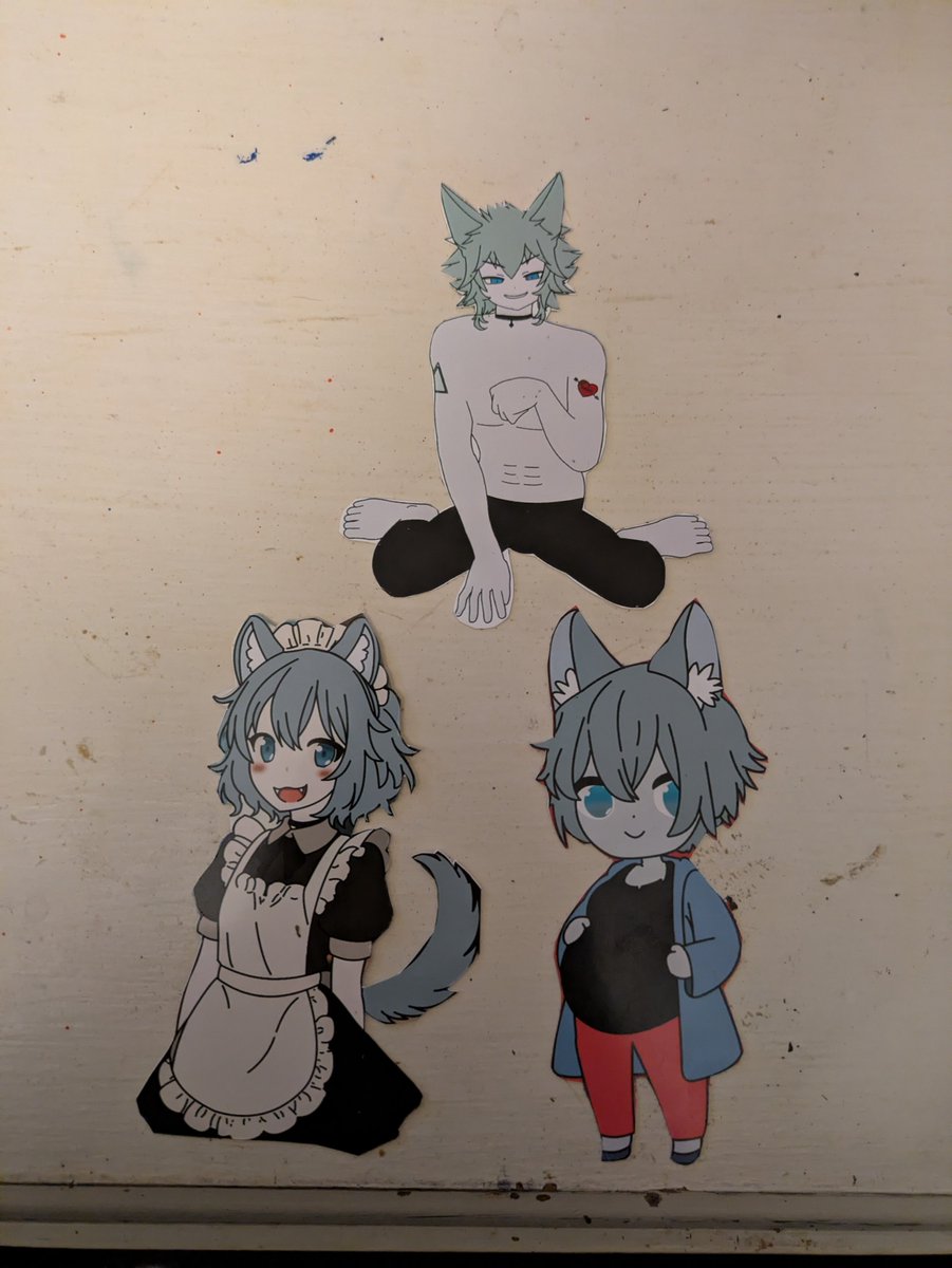 A few of my stickers of a cutie 😍🐕🧑‍🍼<a href="/TheDogVT/">Dog 🐾【νтυвєя】</a>