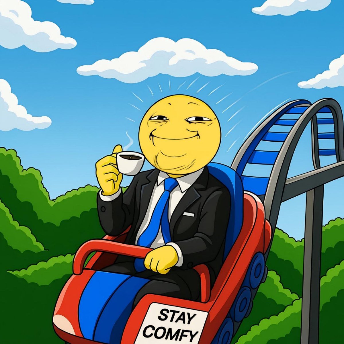 guys did you realized how big potential we have? there is bullish degen sending, there is wojak sending, we could be the next. So just stay $comfy