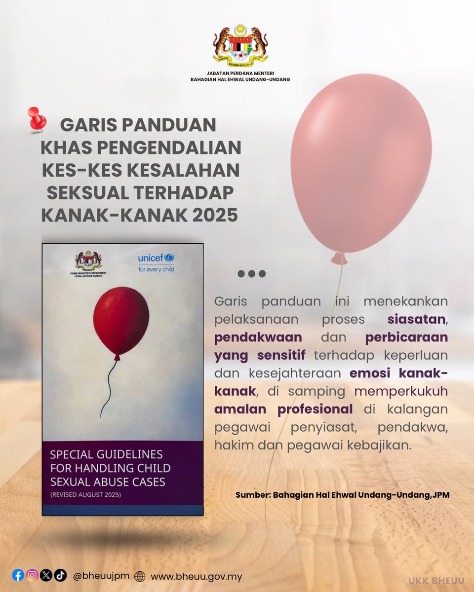 Bahagian Hal Ehwal Undang-Undang, JPM tweet media