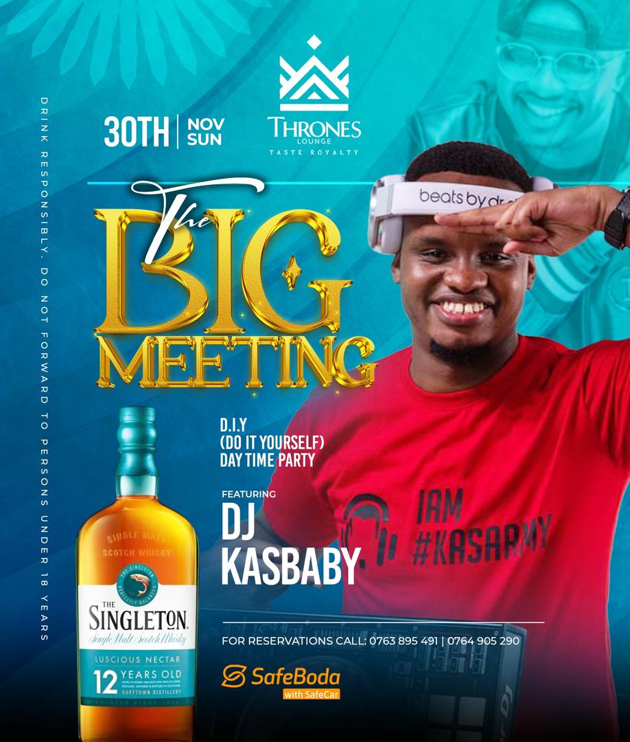 The wait is finally over… @ThronesKampala is throwing the ultimate day party to celebrate! 🎉
I’ll be dropping a mad set, and my table’s already locked — hope yours is too. 
Expect nothing but good music, premium vibes, and a proper turn up with <a href="/DjKymNickDee/">KYM KYM</a>.
📍 Thrones Lounge