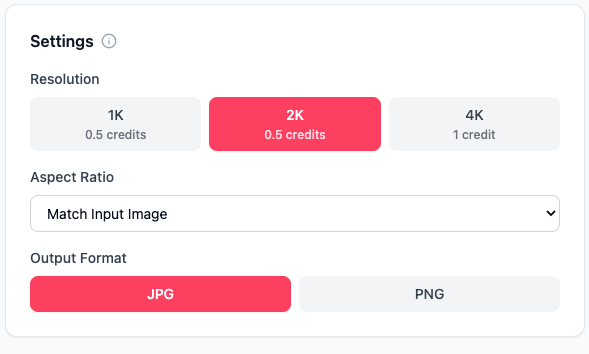 1K and 2K image generations now only cost half a credit!! 
Essentially doubling what you get for any plan or credit pack! + lots of UI updates on alwayswith.us