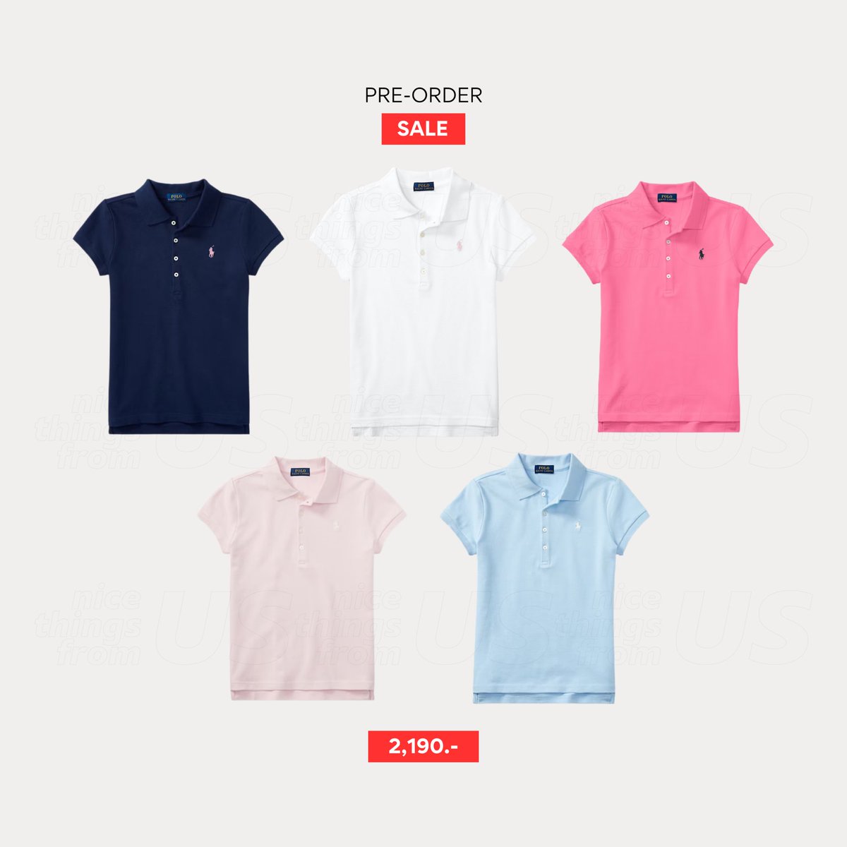 nthingsfromUS's tweet image. BLACK FRIDAY SALE 30% 🔥🔥

Polo Ralph Lauren 🏇 Polo Shirt (Girl Size) ไซส์เด็กโตผู้หญิง สีน่ารักมากๆค่ะ😻

⚠️ ปิดรับ 1/12 ⚠️

2,190.- ส่งฟรี (มัดจำ 1100)
✈️ รอสินค้า 3-4 weeks

#polothailand #poloralphlaurenthailand #พรีเมกา #พรีออเดอร์อเมริกา #พรีออเดอร์usa