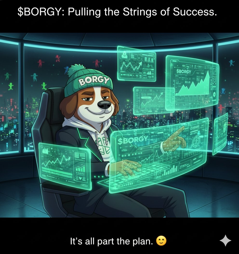 Rafid2079910's tweet photo. While others are just reacting, Borgy's out here orchestrating the entire symphony of success! 🎻📈 This isn't luck; it's pure genius. Get in sync with $borgy and watch your future unfold. The master plan is green & glorious! ✨ @borgysol #PuppetMaster #CryptoGenius" https://t.co/AMc8Y5ljFA