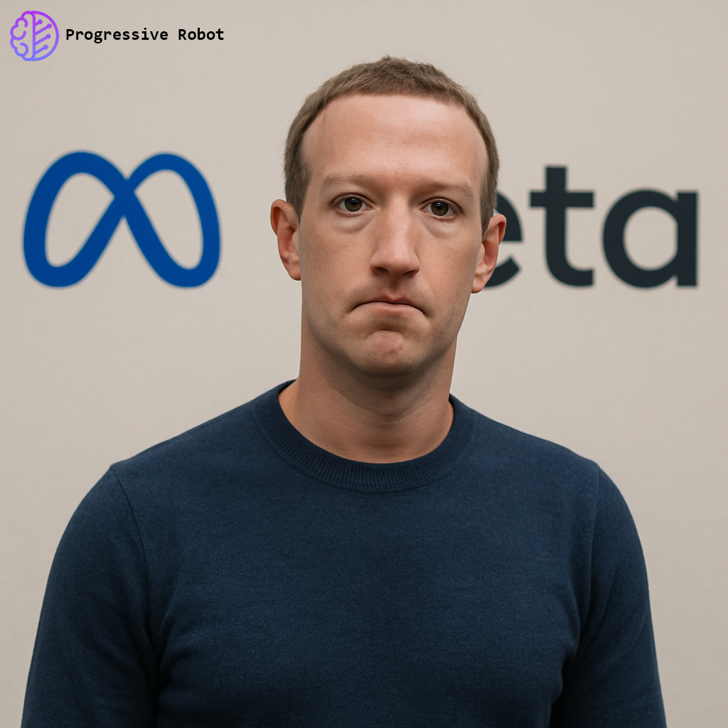 ProgresiveRobot's tweet image. Meta&apos;s Mark Zuckerberg has reportedly fired 20 employees for leaking company information, highlighting the company&apos;s focus on internal security. This incident raises the question of balancing transparency and confidentiality in tech.
