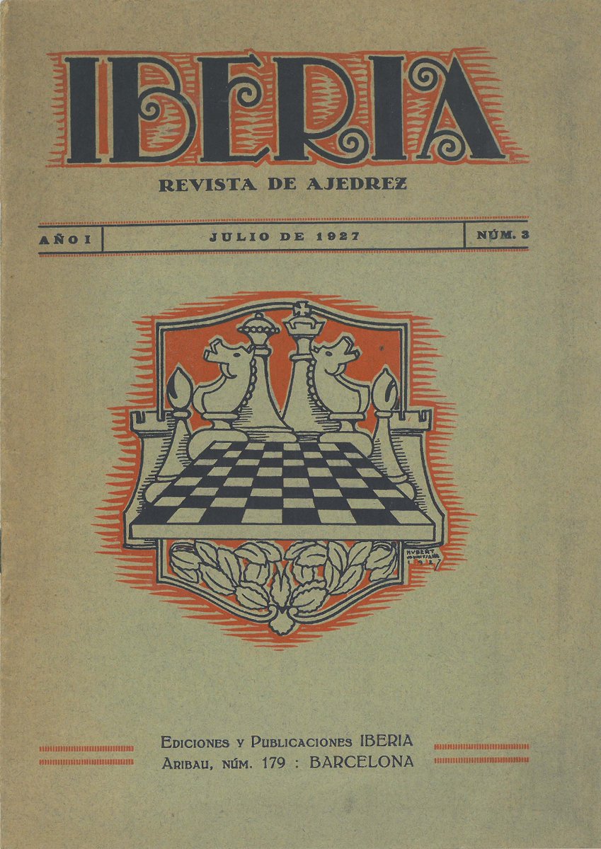 JustChessSports's tweet image. Cover of the Spanish chess magazine &quot;Iberia&quot; (July, 1927) 

ajedrezando.es/articulos/2019…

#chess #ajedrez #scacchi #schach #echecs #xadrez
