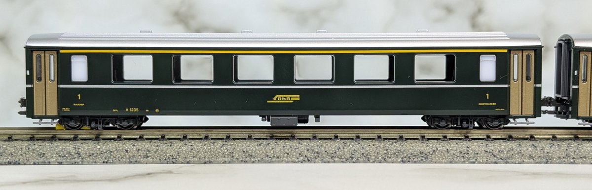 KATO Ge6/6-I レーティッシュ・クロコダイル5両セット 10-1987 カトー（KATO） Ge6/6-I レーティッシュ クロコダイル+アルプスの緑の