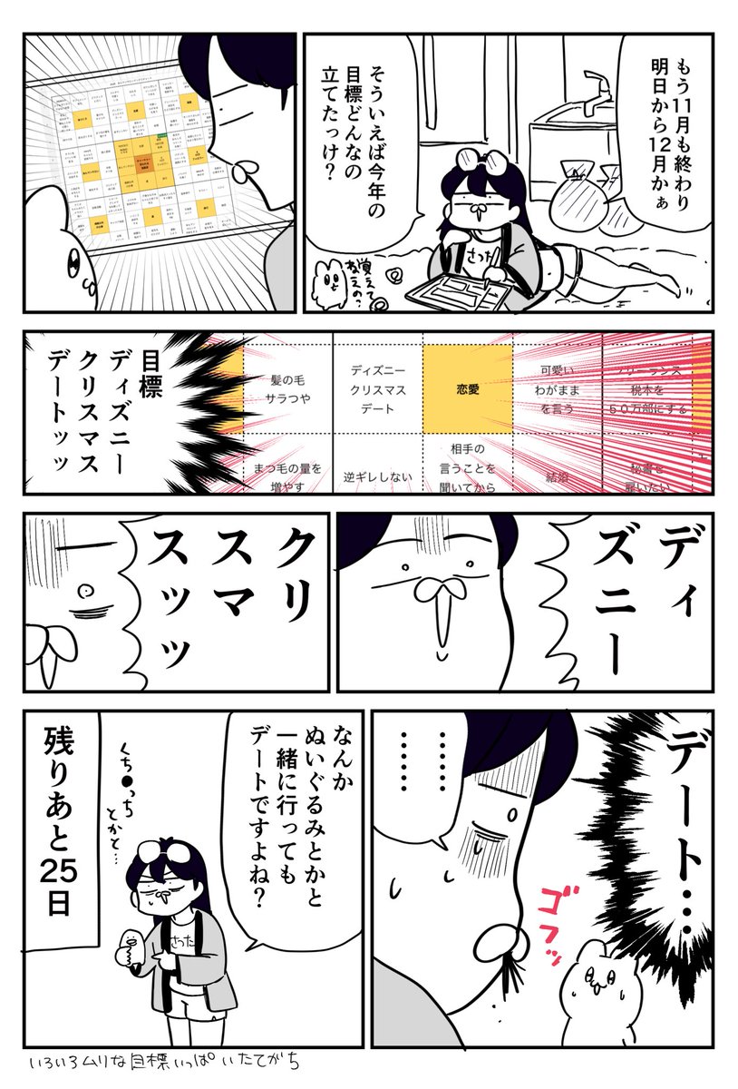 11月も今日で終わり!
今年の目標を振り返る……日記!!!! 