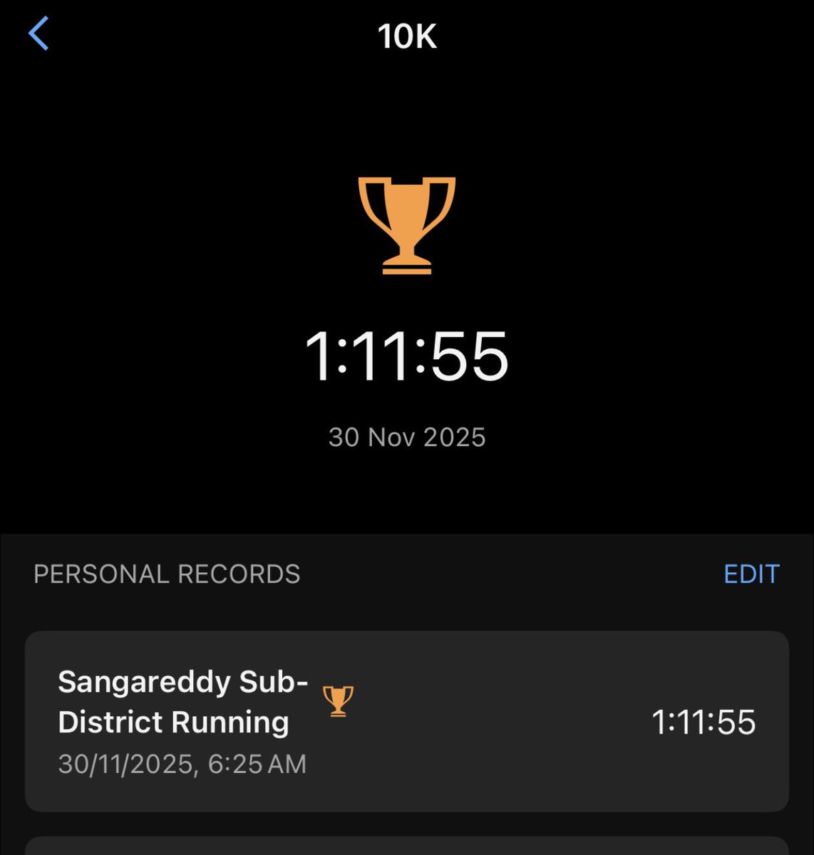 geekyranjit's tweet image. Participated in the IIT Hyderabad Run with our running group today, it’s a wonderful IIT campus. I ran the 10K and was able to beat my personal best 10k record today. 

Remember #HealthIsWealth if I can do so can you!