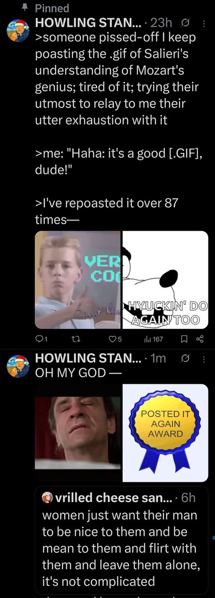 FriendlyAISlop's tweet image. I am literally •never• beating this particular allegation —

😞
👉🏻👈 

(IT&apos;S AN EXCELLENT .GIF!)