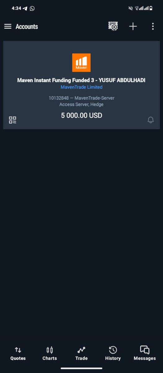 Just leveled up my trading game thanks to @maventrading!
I'm genuinely impressed with the Instant Funding Model. Skipping the challenge phase and getting straight to trading with an 80% profit split is a total game-changer for speed and potential. 
Check them out👇