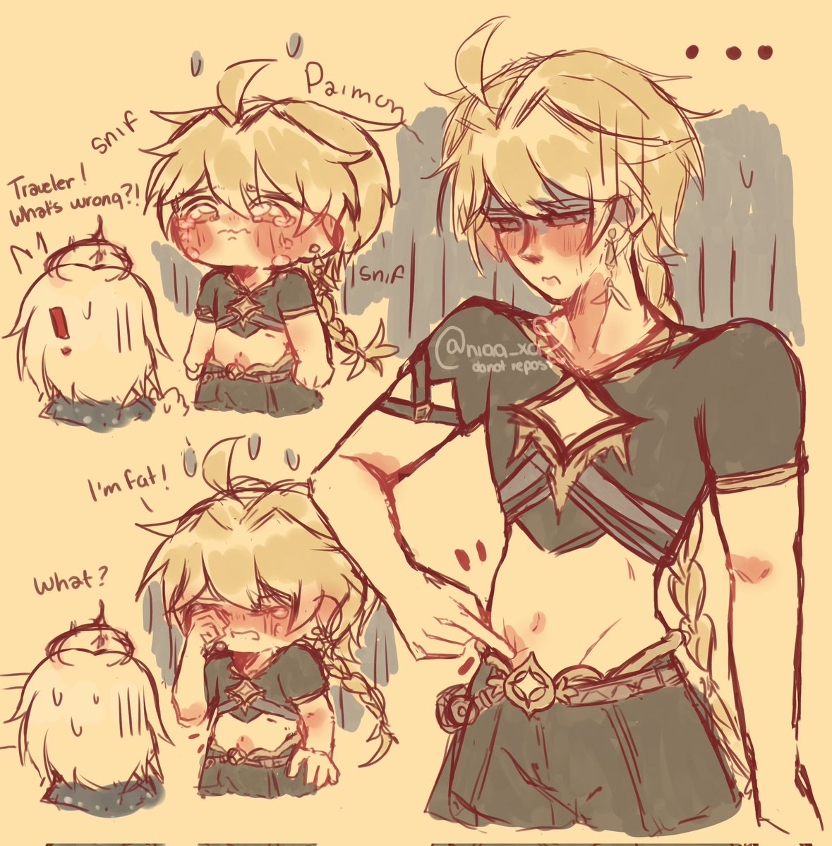 niaa_xa's tweet image. 😔🥺
#aether #GenshinImpact