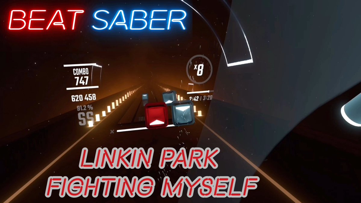 Linkin Park’s Fighting Myself feels different in Beat Saber. Every swing hits like another thought I can’t outrun, every pattern mirrors the chaos I hide. Clean cuts, clean rhythm, but inside the fight never really stops. <a href="/BeatSaber/">Beat Saber</a>
#linkinpark 

youtu.be/yvot9I9Jbo0