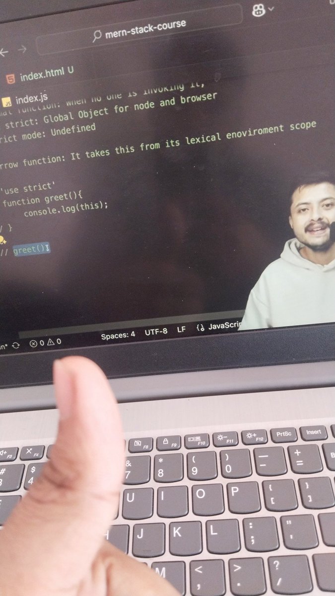 imKrishnaT's tweet image. Day 37 Of web development course 🔥 

We learn about Call , apply, bind in JS ✨

Excited for the next @rohit_negi9 ✅

#WebDevelopment #Rohitnegi