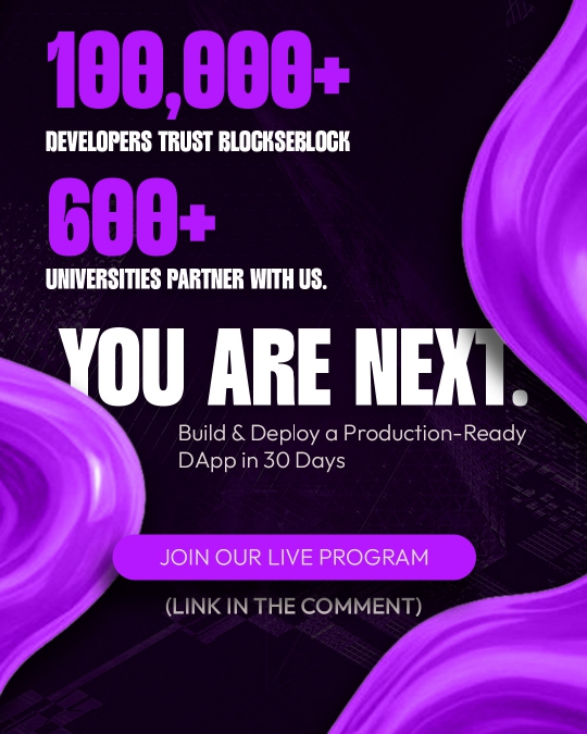 Blockhacks's tweet image. • 100,000+ Developers are already building here. 
• 600+ Universities have partnered up.

Smart developers aren&apos;t waiting for the hype cycle to return. They are building during the quiet period.

Build &amp;amp; Deploy a Production-Ready DApp in 30 Days.

Join the live program and ship…