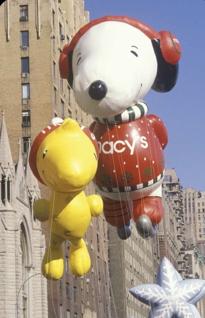 snoomfies's tweet image. Past Snoopy Balloons from the Macy’s Thanksgiving Day Parade