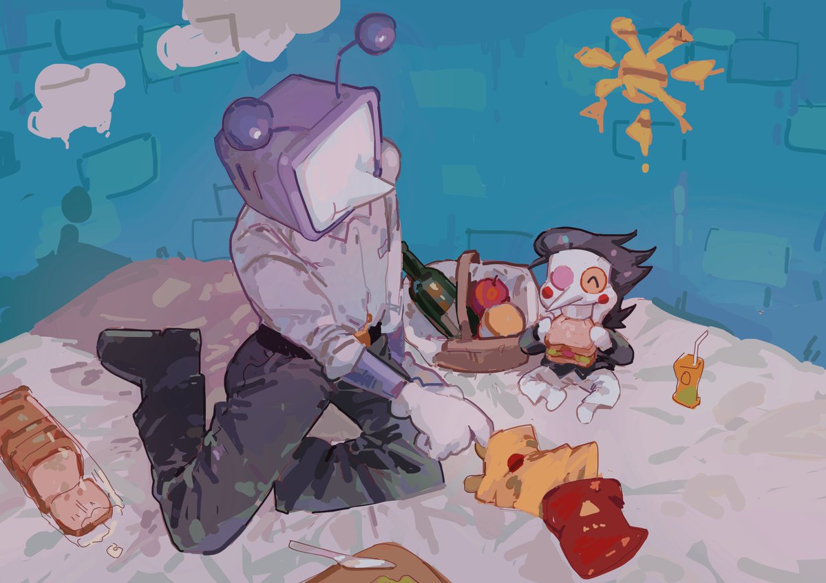 albatross9k's tweet image. picnic ☀️