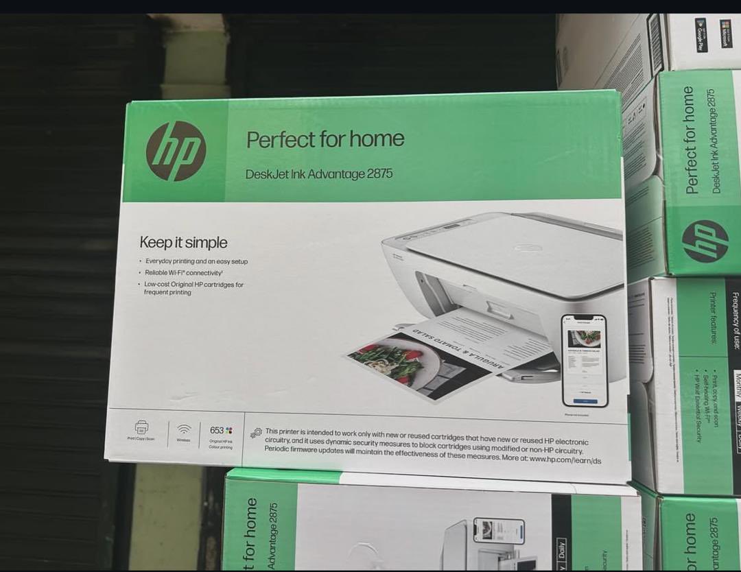 Val_Gadget's tweet image. HP Deskjet Ink Printer.

Print, copy &amp;amp; scan.
Wifi, Bluetooth &amp;amp; USB Connectivity.

₦120,000