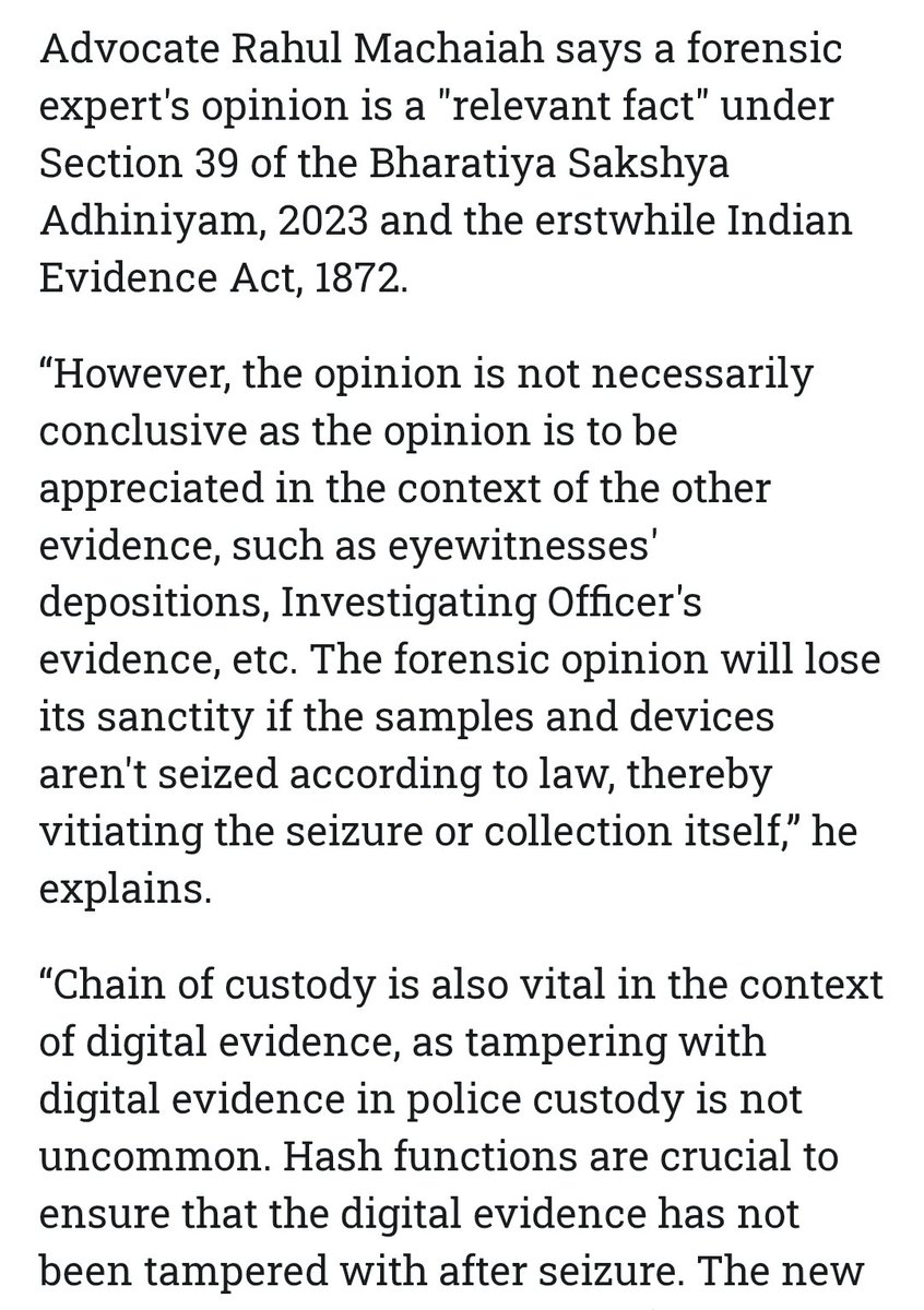 rahulmachaiah's tweet image. Forensics leaps ahead even as labs struggle to keep pace

- @prajwaldza

Read more at: deccanherald.com/india/forensic…

#CriminalJusticeSystem #Law #ForensicScience