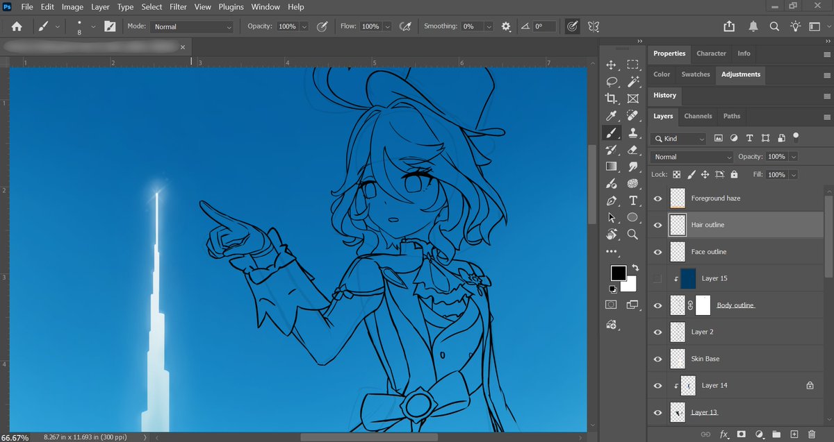 The Furina posts have collectively passed the tallest building the world! Now while I was just going to make a quick sketchy piece to celebrate, its ballooned into its own beast 🥲 . So now you are all getting 2 pieces of big Furina, one for now and one for the end!
#giantess