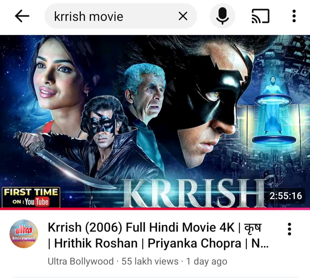 qammander's tweet image. Krrish and koi mil gaya are released on YouTube 20 years later and still getting extraordinary views . Krrish 4 hype begins 🔥🔥🔥 @iHrithik .