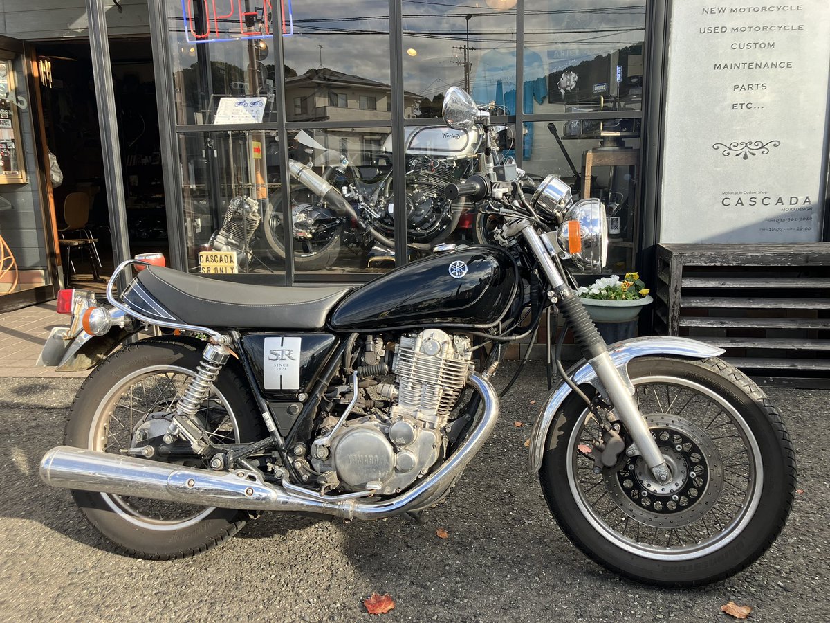 オイル交換、ありがとうございました😊
#sr400 #カスカーダ #北九州 #yacoo