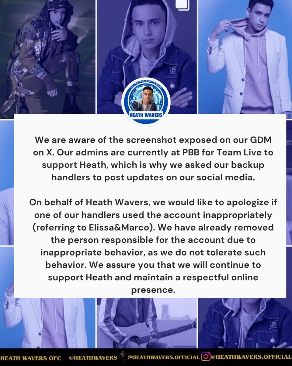 HEATHwavers's tweet image. ‼️OFFICIAL STATEMENT‼️