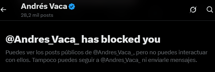 Que la mame duro ese queda bien con los amemecos que me bloqueó.

El Patrón tuvo que revivir al Perro Bermúdez porque Vaca nomás no vale vrga.