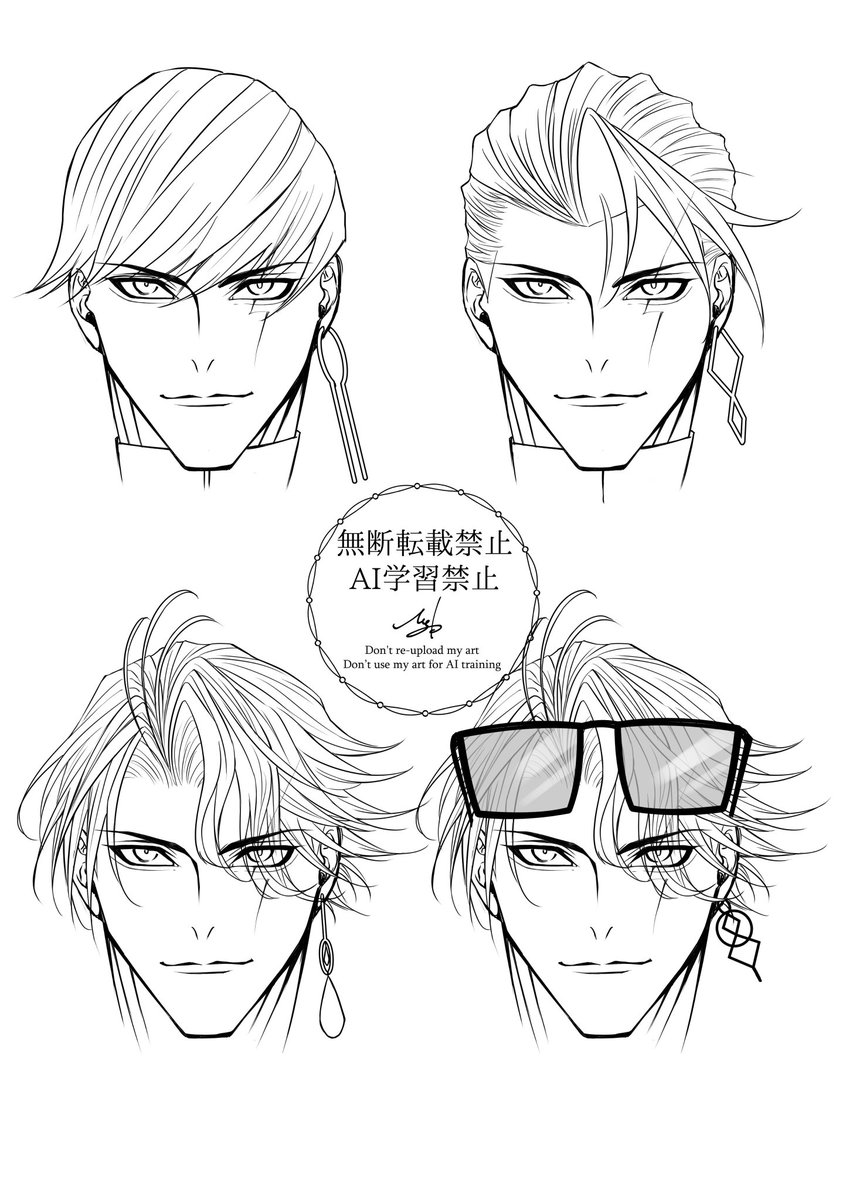 Msk1567's tweet image. #今月描いたイラストを晒そう 
色々ありましたね……