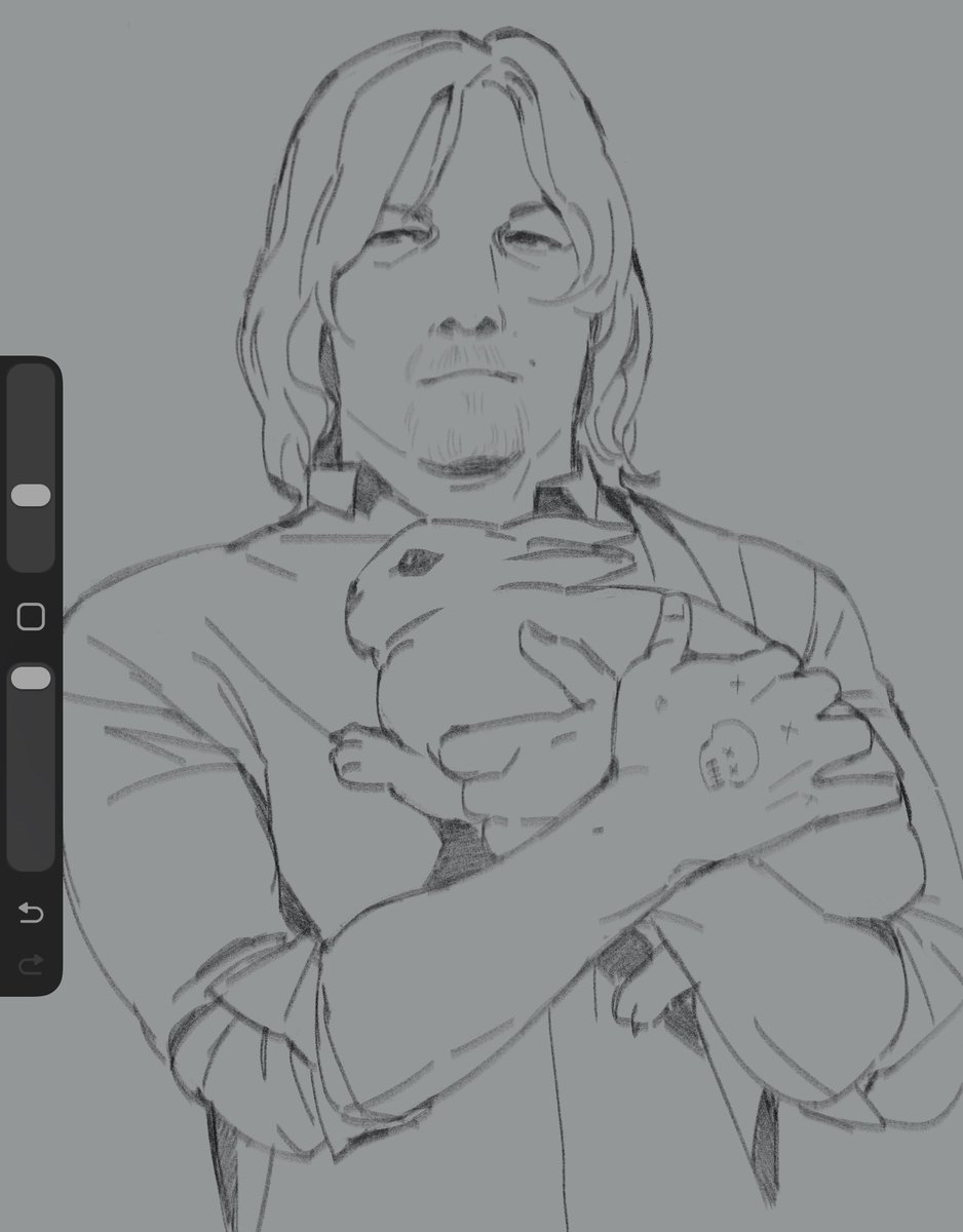 Norman and a bunny