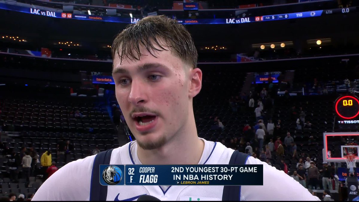 TAKE A BOW, COOPER FLAGG 👏

DAL grabs the W over LAC! 