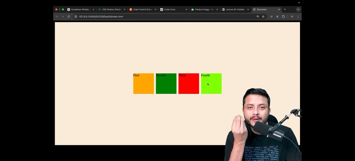 Shivam_thisside's tweet image. #CoderArmy 
Dived deeper inside Flexbox in CSS .
I always feared starting CSS but i can bet
it is the best CSS course whoever wants to start it from scratch .
It feels great when you start understanding the thing which you once feared off 😊🧿
Built my first SignUp Form .