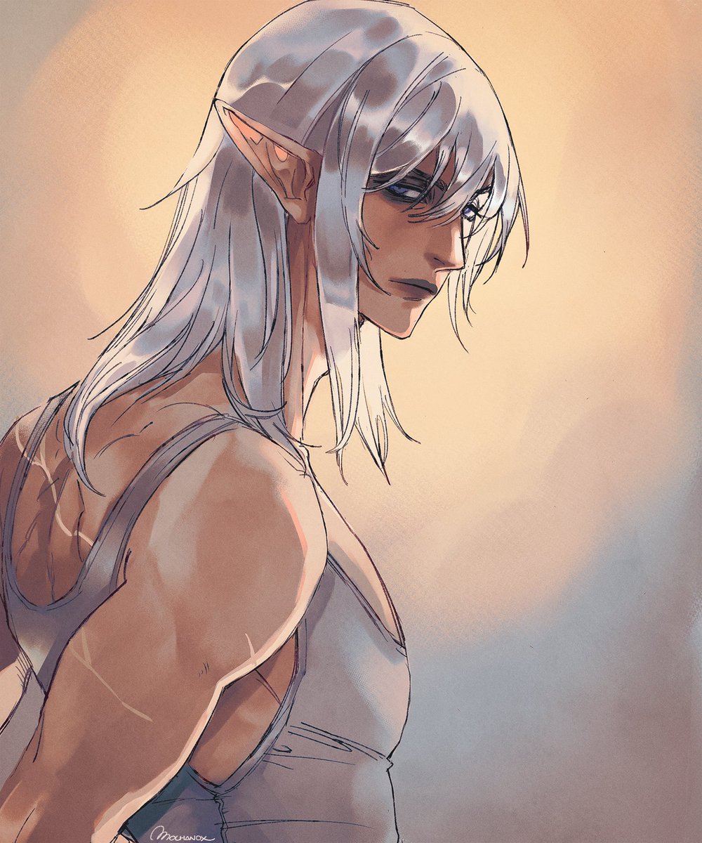 I don't really have a main male OC to draw at the moment, so… I'm giving fanart a try! ♥
