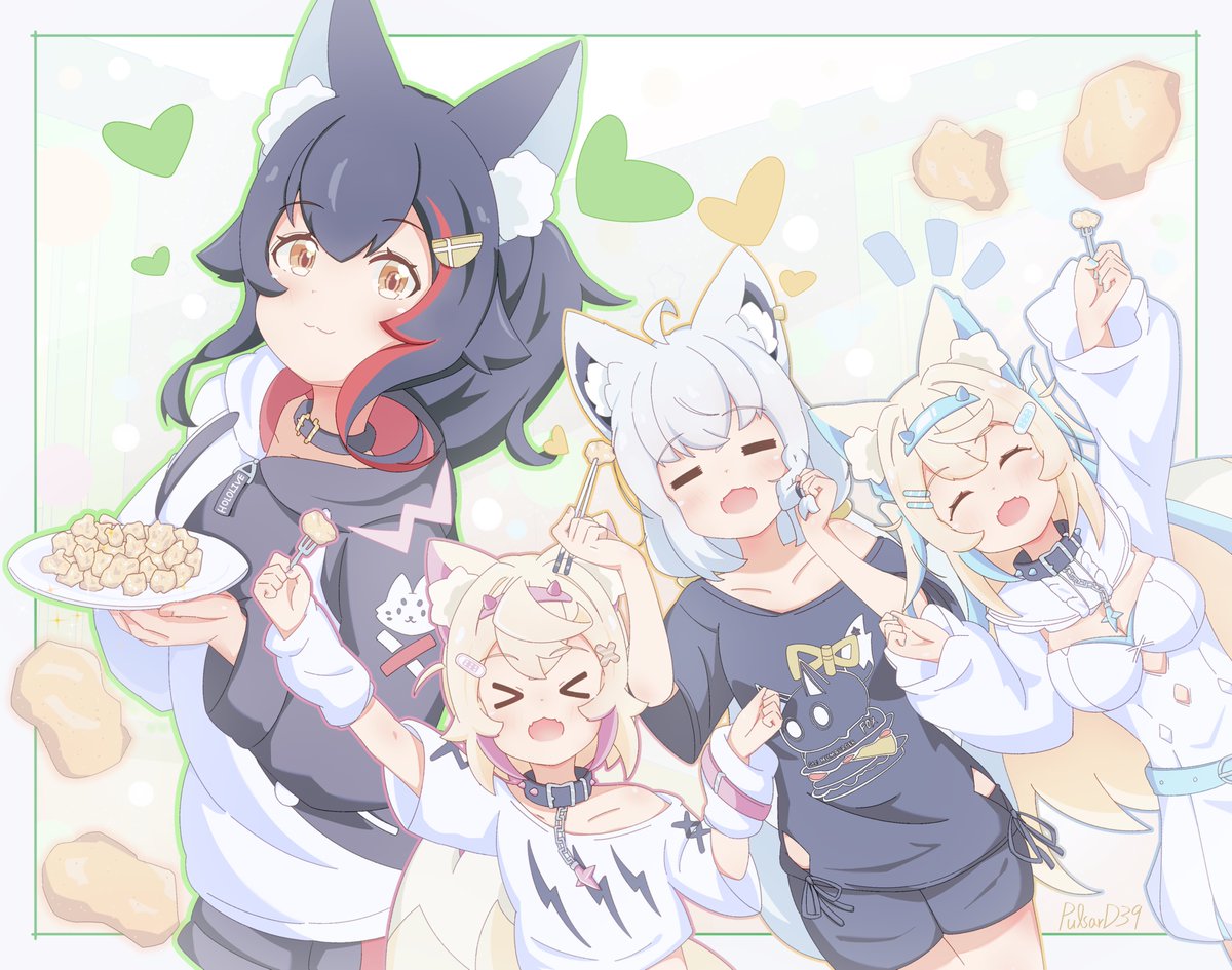 みおーん絵 #絵フブキ #FWMCpix 🌲良いミオの日🌲