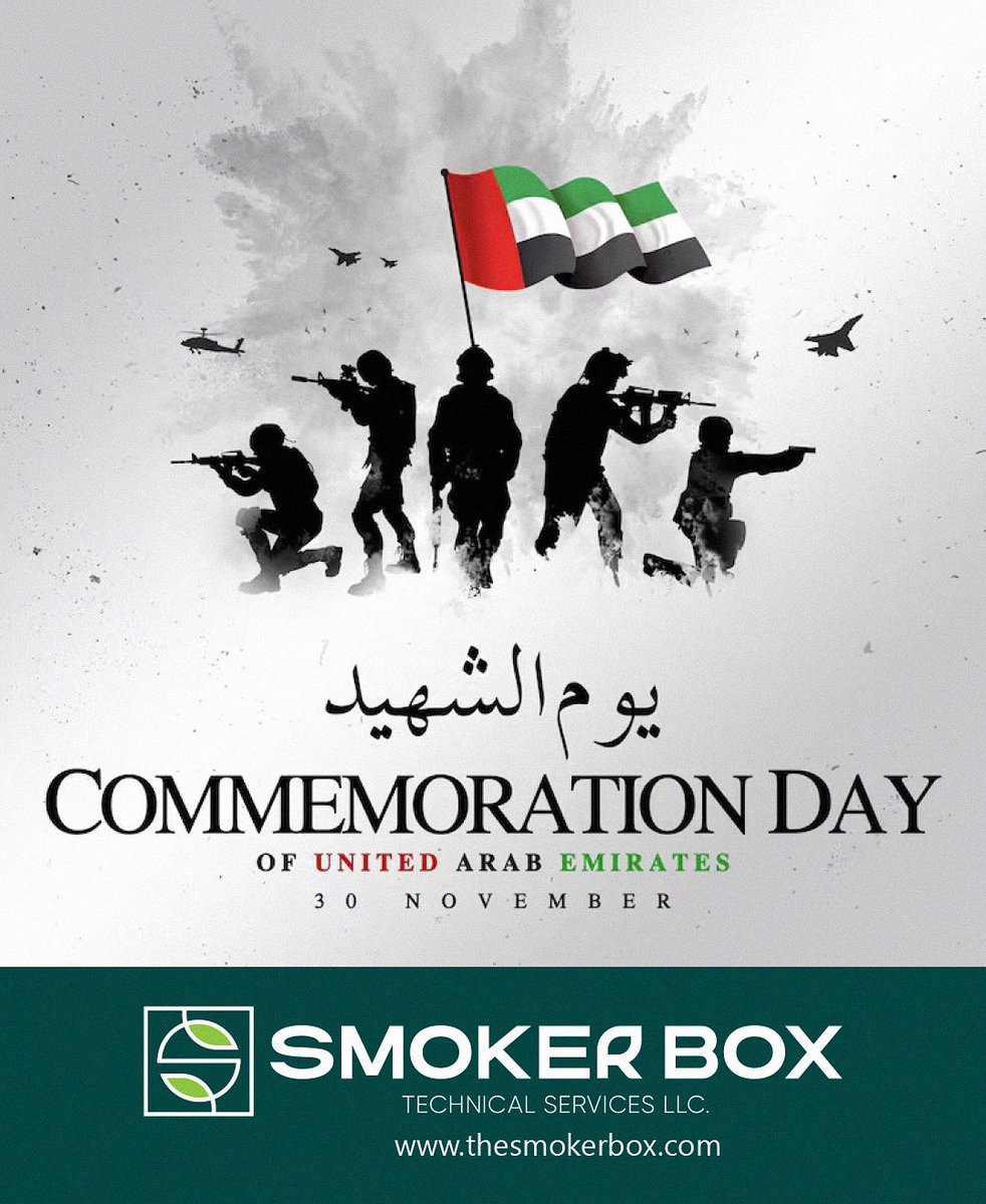 Smokerbox_ae's tweet photo. A nation built on bravery, protected by heroes.
Remembering the martyrs who live forever in the heart of the UAE. 🇦🇪 https://t.co/Pmj7W3VE0L