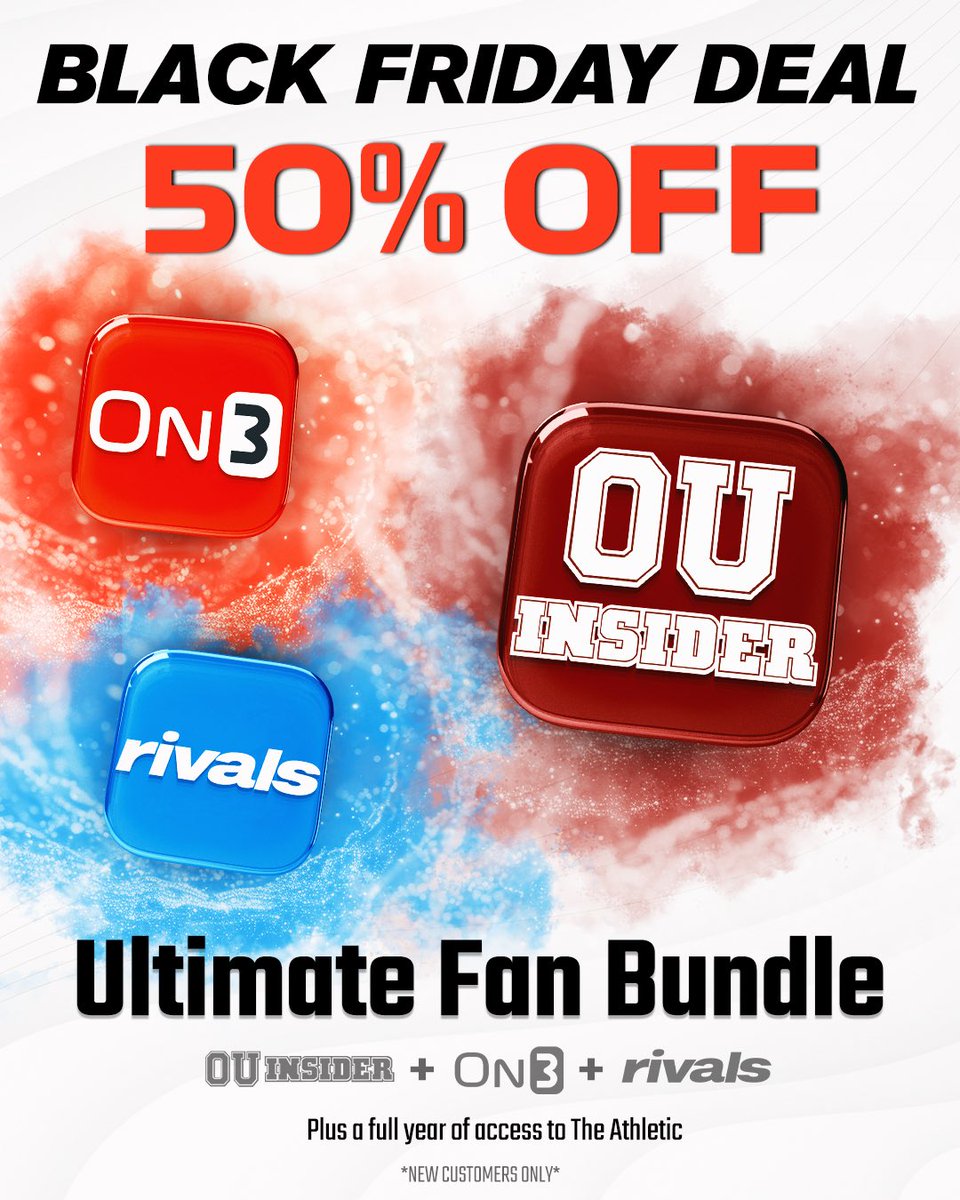 OUInsider's tweet image. 🚨HUGE weekend on OUInsider🚨

👉#Sooners’ nail biting win over #LSU

 👉HUGE recruiting intel &amp;amp; visitor notes 

👉OU adds 2027 Rivals200 commit | More to come

🔥Get OUInsider VIP + On3 + Rivals + The Athletic for 50% OFF — $59.99. Don’t miss out!👇

🔗: on3.com/sites/ou-insid…