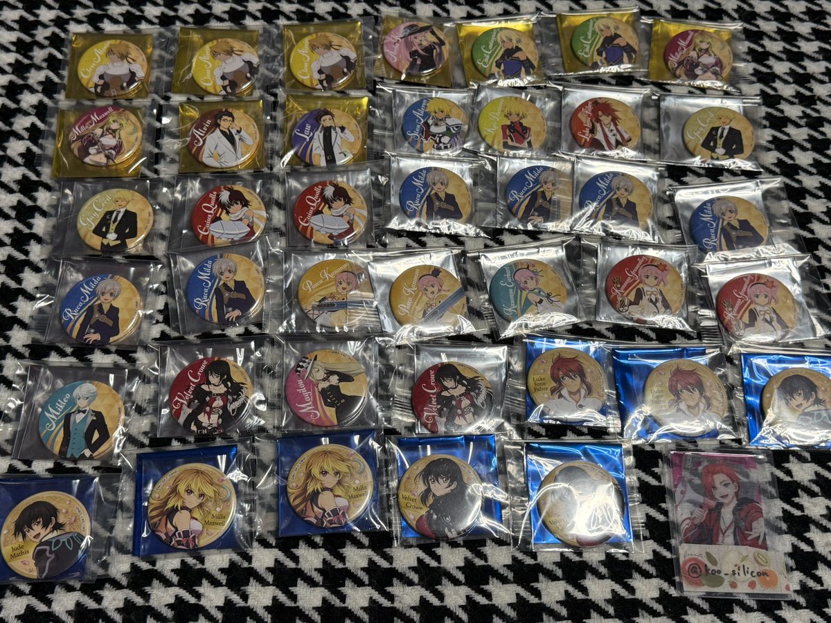 テイルズ 30周年 MUSEUM ミュージアム 缶バッジ 譲:◯クレス、アーチェ