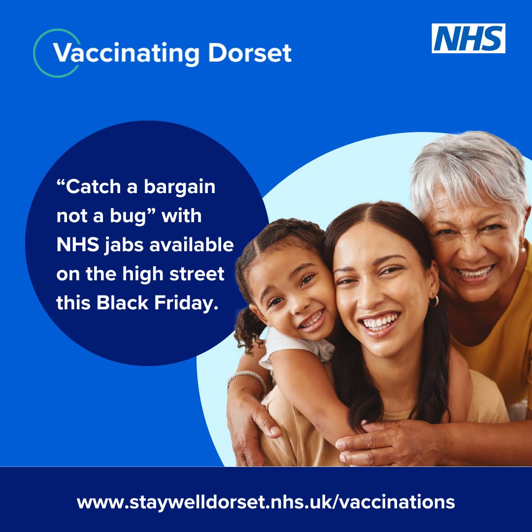 Many community pharmacies are offering walk-in or pre-booked appointments, making it easier for people to get protected while they are out shopping over the Black Friday weekend. 🛍️ 

For more information visit bit.ly/3XPvdcw