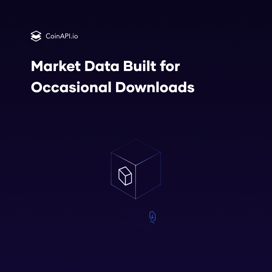 realCoinAPI's tweet image. Not every workflow needs a real-time firehose.

Many teams just need occasional access to deep crypto data - pull a day of trades, quotes, or order books, run the backtest, move on.

Flat Files fit that pattern: one download, full history, no pipeline to maintain.