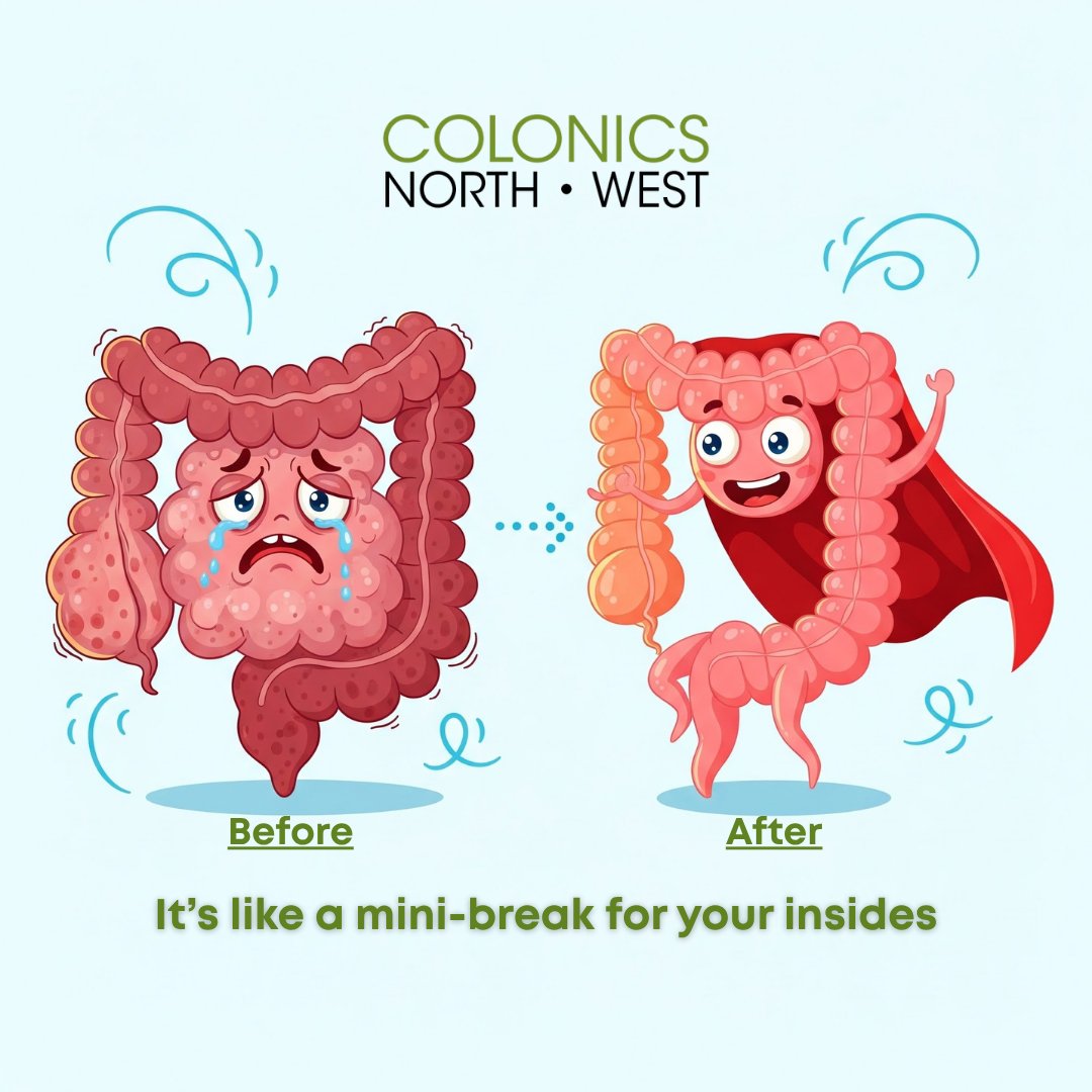 ColonicsNW's tweet image. Finished with that heavy, sluggish feeling? Time to tell your tummy it's the weekend! 
Ready to head into the weekend feeling fantastic? 📞 Call me on 07793 894922 to reserve your session today

#FeelGoodFriday #GutHealthHumour #ColonicsNorthWest #ColonicHydrotherapy