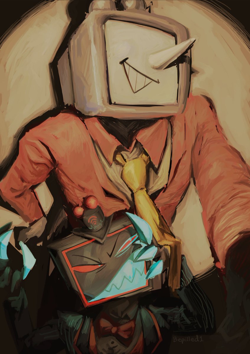 #Vox #tenna #DELTARUNE #HazbinHotel  The curse of the tv-head plagues me really