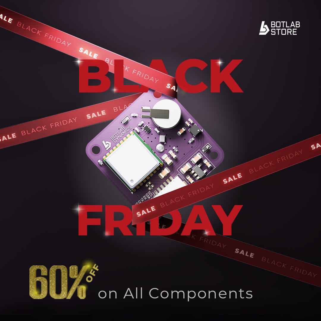 BotLabStore's tweet image. Only a couple of days left before Black Friday wraps up.

Your wishlist items, your upgrade plans, your next build. Everything is on special pricing till 30 Nov. 🚀

Don’t miss out. Shop Now 🛒

#BlackFridaySale #BlackFridayIndia #BotLabStore #DroneComponents #DroneParts…