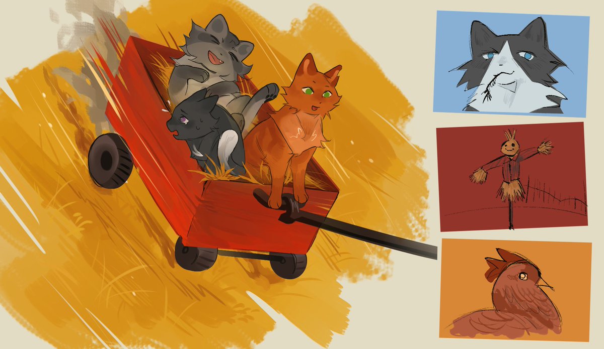 Thanksgiving farm barn #warriorcats