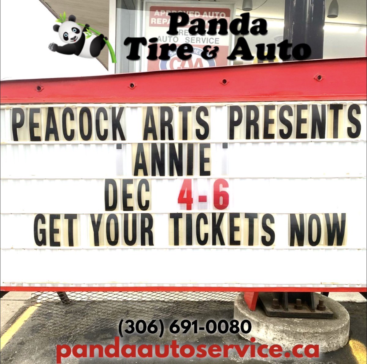 PandaTire's tweet image. What do you call an orphan who sings? 
Annie-mated

Get your tickets at sasktix
$20 for Adults
$10 for Children 12 and under
7:00 pm at Centennial Auditorium
#supportlocal #moosejaw #saskatchewan #annie