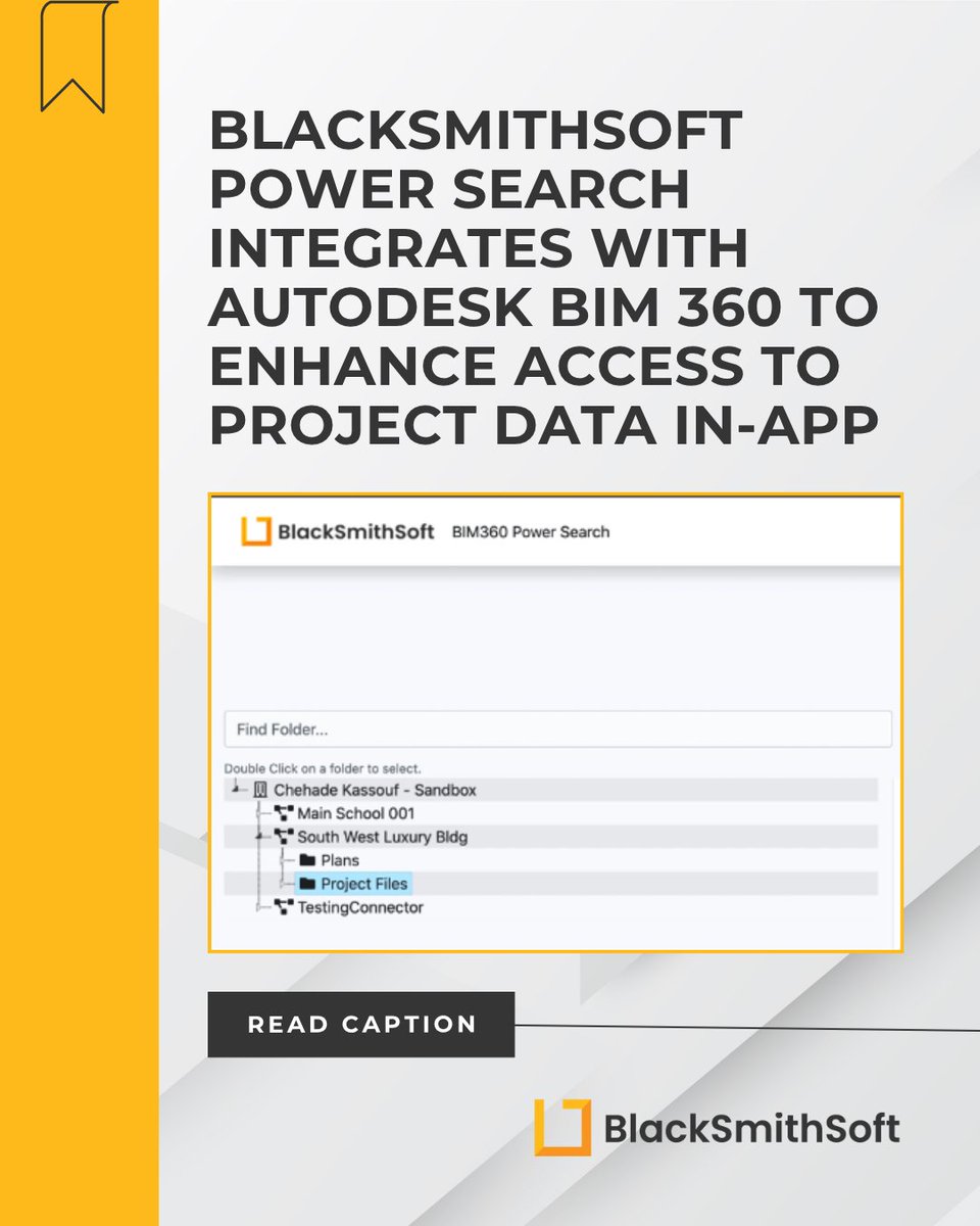 blacksmithsoft1's tweet image. Stop switching apps to find your files. 🔎

With Power Search from BlackSmithSoft, you can search Autodesk BIM 360 documents, models &amp;amp; versions directly inside our platform.

👉 Read the blog: blacksmithsoft.com

#autodesk #bim #constructiontech