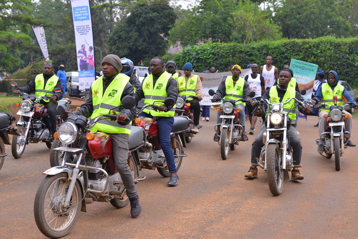 MbararaUST's tweet photo. Day 3 of #NHAS25 began with a spirited marathon, joined by a team of bikers, cyclists, all united in mobilizing communities toward ending HIV/AIDS by 2030.
This awareness drive sets the pace for the upcoming World AIDS Day celebrations at Kizinda Playgrounds, Bushenyi District, Southwestern Uganda.
#EndAIDS2030Ug