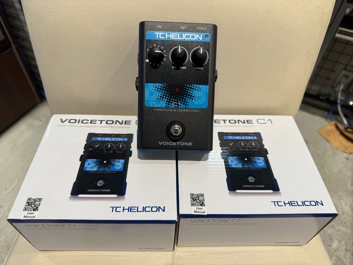 長らく欠品していたTC HELICONのVOICETONE C1が再入荷しました！ 最も