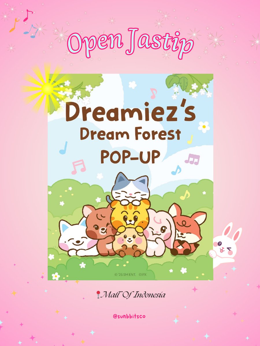 jaaeemsgf's tweet image. 𐙚 OPEN JASTIP LINE FRIENDS DREAMIEZ’s DREAM FOREST POP UP STORE IN JAKARTA⋆🌷͙֒✧˚.🎀༘⋆

📍Mall of Indonesia (MOI)
📅 Visit 29-11-25 (more day TBA)
✨Fee 15k-50k
🍊 CO shopee
⚠️ Exclude adm shopee &amp;amp; packing

‼️ READ TNC BEFORE ORDER 

dm for more info 💌