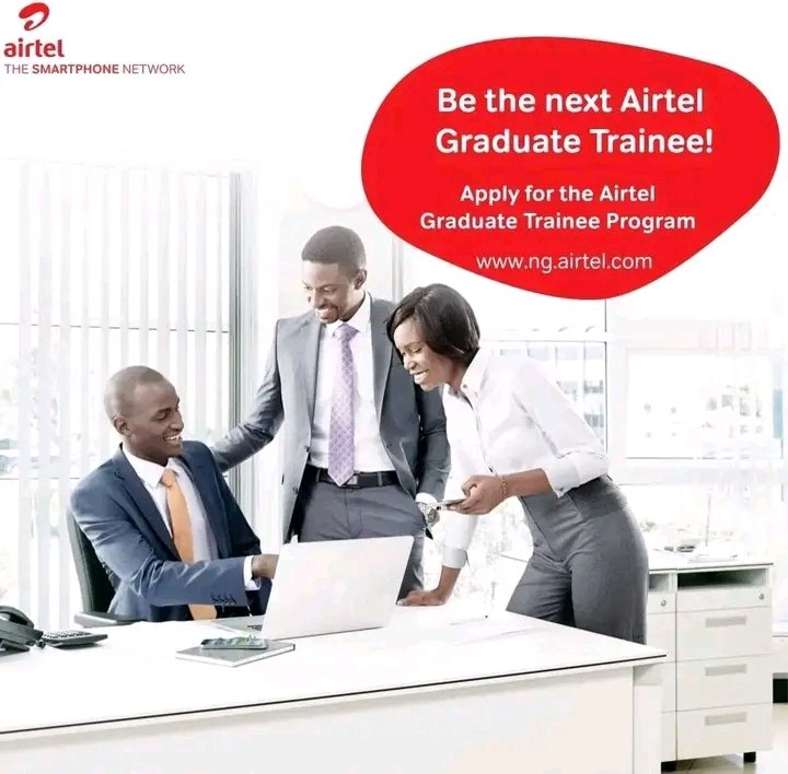 hausaloaded's tweet image. 2026 Airtel Nigeria Graduate Trainee Programme for Young Nigerian Graduates 

Link:hausaloaded.com/2025/11/2026-a… 

#Airtelnetwork #Alert #Youthcateers #youngcareers #Graduatetrainee